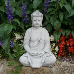 Gartendekoparadies Bouddhas-Statue de Bouddha assis