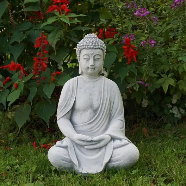 Gartendekoparadies Bouddhas-Statue de Bouddha assis