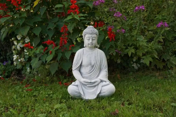 Gartendekoparadies Bouddhas-Statue de Bouddha assis