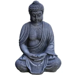 Gartendekoparadies Bouddhas-Statue de Bouddha assis de style antique