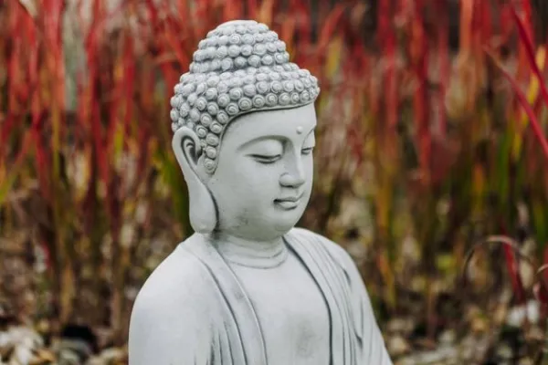 Gartendekoparadies Bouddhas-Statue de Bouddha d'un gardien de temple