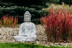 Gartendekoparadies Bouddhas-Statue de Bouddha d'un gardien de temple
