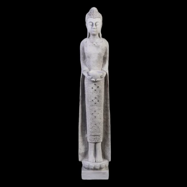 Gartendekoparadies Bouddhas-Statue de Bouddha mince