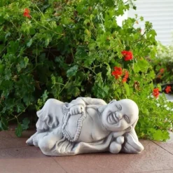 Gartendekoparadies Bouddhas-Statue de Bouddha rieur