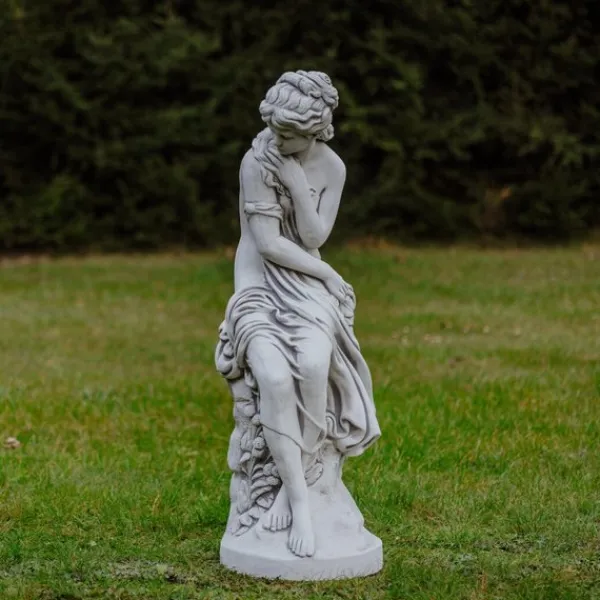 Gartendekoparadies Figures & Statues-Statue de femme sur socle
