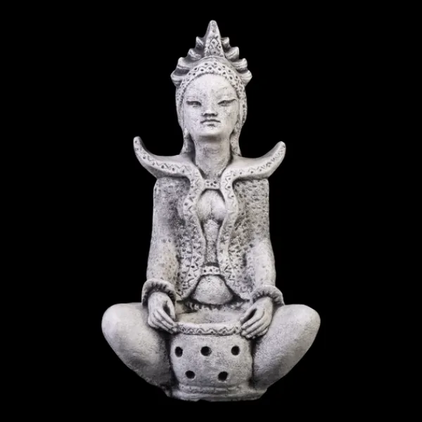 Gartendekoparadies Bouddhas-Statue de la déesse hindoue Sarasvati