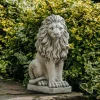 Gartendekoparadies Animaux-Statue de lion tournée vers la droite