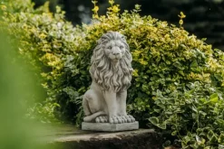Gartendekoparadies Animaux-Statue de lion tournée vers la droite
