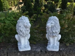 Gartendekoparadies Animaux-Statue de lion tournée vers la droite