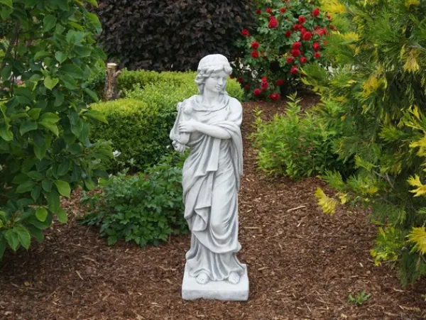 Gartendekoparadies Figures & Statues-Statue de Métis avec harpe