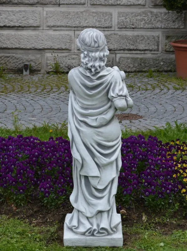 Gartendekoparadies Figures & Statues-Statue de Métis avec harpe