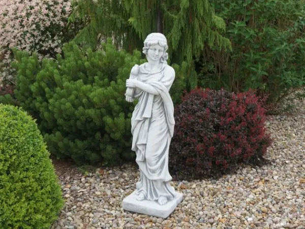 Gartendekoparadies Figures & Statues-Statue de Métis avec harpe