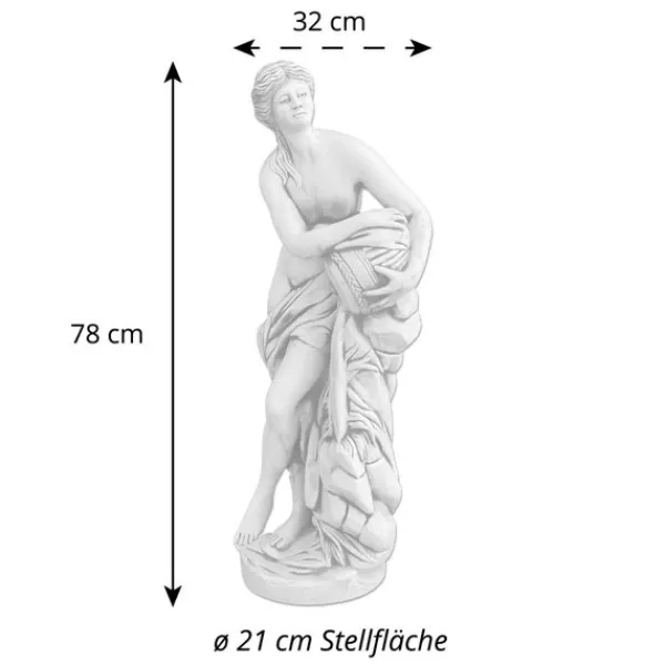 Gartendekoparadies Figures & Statues-Statue de Vénus avec un cours d'eau