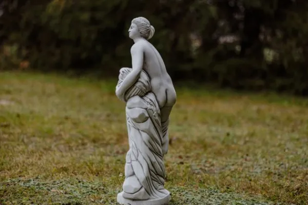 Gartendekoparadies Figures & Statues-Statue de Vénus avec un cours d'eau