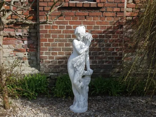 Gartendekoparadies Figures & Statues-Statue de Vénus avec un cours d'eau