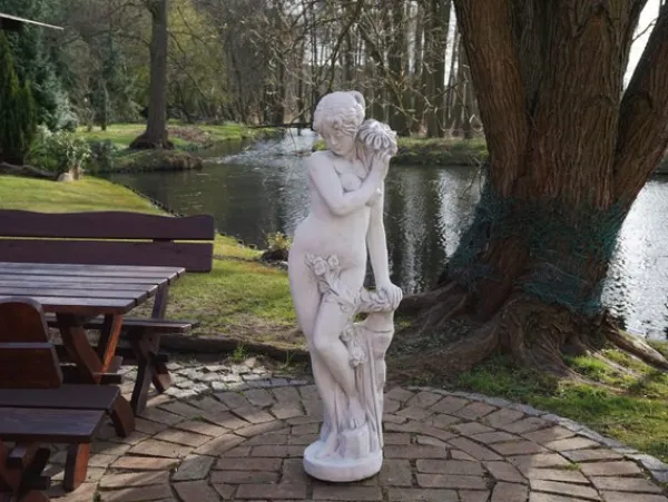 Gartendekoparadies Figures & Statues-Statue de Vénus avec un cours d'eau