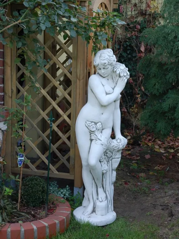 Gartendekoparadies Figures & Statues-Statue de Vénus avec un cours d'eau