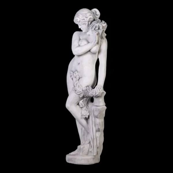 Gartendekoparadies Figures & Statues-Statue de Vénus avec un cours d'eau