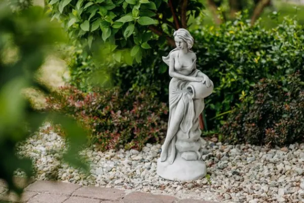 Gartendekoparadies Figures & Statues-Statue de Vénus avec un cours d'eau