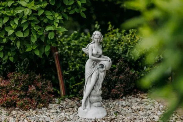 Gartendekoparadies Figures & Statues-Statue de Vénus avec un cours d'eau