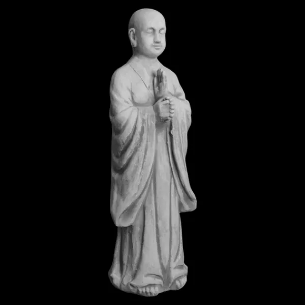 Gartendekoparadies Bouddhas-Statue debout d'un moine bouddha