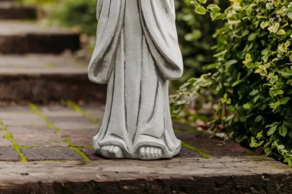 Gartendekoparadies Bouddhas-Statue debout d'un moine bouddha