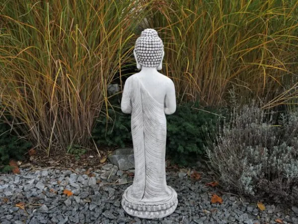 Gartendekoparadies Bouddhas-Statue du Grand Bouddha avec la main droite levée