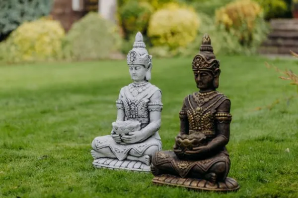 Gartendekoparadies Bouddhas-Statue du Grand Bouddha d'un gardien de temple