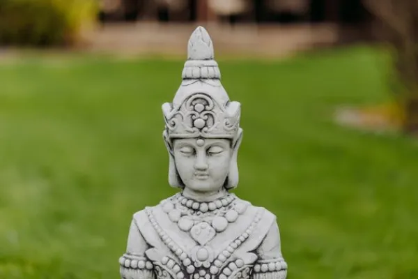 Gartendekoparadies Bouddhas-Statue du Grand Bouddha d'un gardien de temple