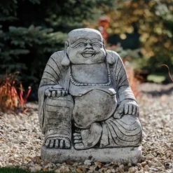 Gartendekoparadies Bouddhas-Statue d'un moine asiatique