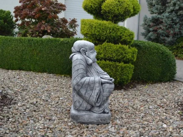 Gartendekoparadies Bouddhas-Statue d'un moine asiatique
