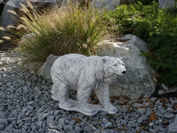 Gartendekoparadies Animaux-Statue d'une ourse polaire