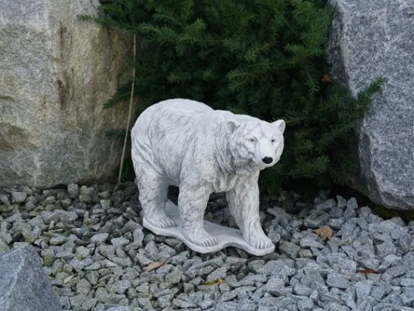 Gartendekoparadies Animaux-Statue d'une ourse polaire