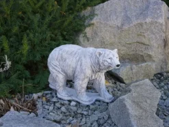 Gartendekoparadies Animaux-Statue d'une ourse polaire