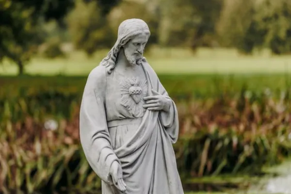 Gartendekoparadies Figures & Statues-Statue en pierre de Jésus-Christ