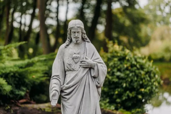 Gartendekoparadies Figures & Statues-Statue en pierre de Jésus-Christ