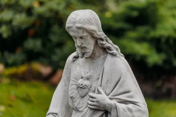 Gartendekoparadies Figures & Statues-Statue en pierre de Jésus-Christ