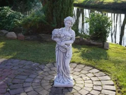 Gartendekoparadies Figures & Statues-Statue en pierre de la déesse grecque Leto