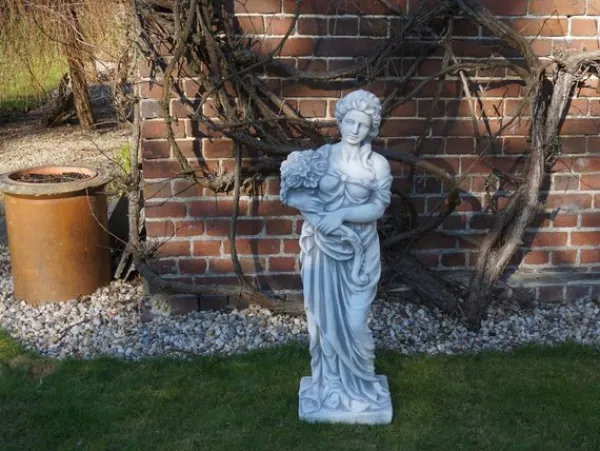 Gartendekoparadies Figures & Statues-Statue en pierre de la déesse grecque Leto