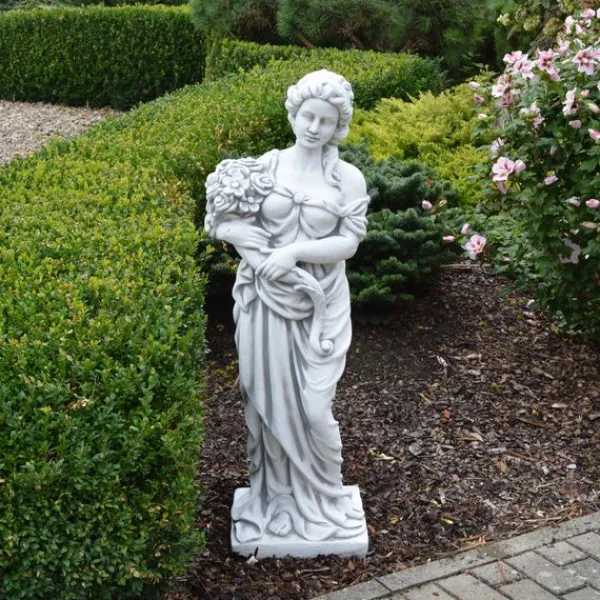 Gartendekoparadies Figures & Statues-Statue en pierre de la déesse grecque Leto