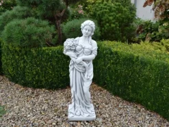Gartendekoparadies Figures & Statues-Statue en pierre de la déesse grecque Leto