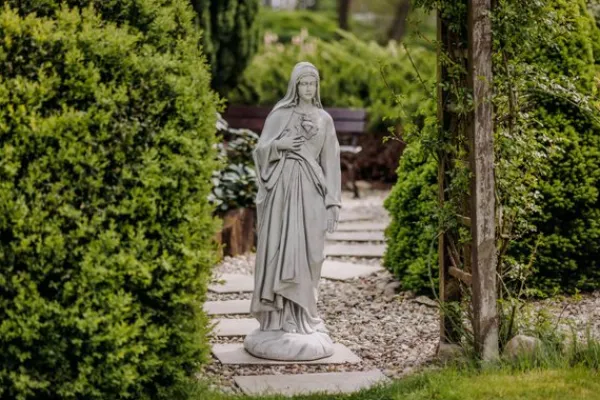 Gartendekoparadies Figures & Statues-Statue en pierre de Sainte Marie