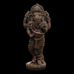 Gartendekoparadies Figures & Statues|Bouddhas-Statue en pierre du divin Ganesha dans une palette de couleurs exclusive