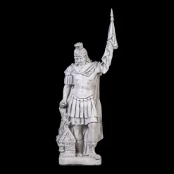 Gartendekoparadies Figures & Statues-Statue élaborée de saint Florian