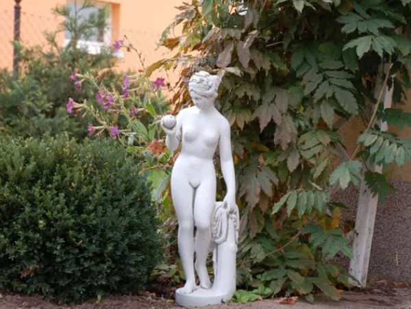 Gartendekoparadies Figures & Statues-Statue ornée de Vénus avec pomme