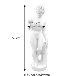 Gartendekoparadies Figures & Statues-Statue ornée de Vénus avec pomme