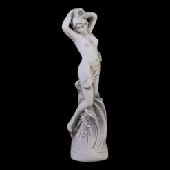 Gartendekoparadies Figures & Statues-Statue érotique d'une femme aux cheveux flottants