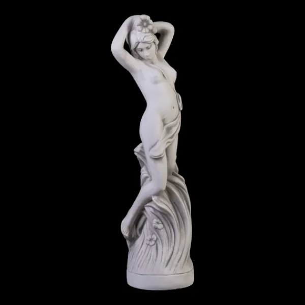 Gartendekoparadies Figures & Statues-Statue érotique d'une femme aux cheveux flottants