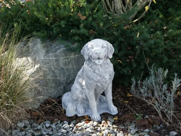 Gartendekoparadies Animaux-Statuette : grand golden retriever