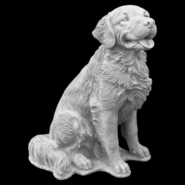 Gartendekoparadies Animaux-Statuette : grand golden retriever